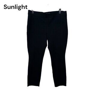 NYDJ Womens Black Lift Tuck Technology Stretch Slim Fit Pants Size 18 Pull On
